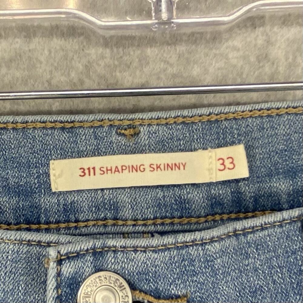 Levi’s 311 Shaping Skinny Jeans 👖 Light Wash Women’s 33 - Picture 9 of 9